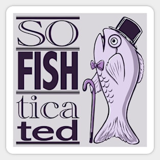 So Fish ticated Sticker